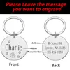 Nuovo Cat Dog ID Tag Incisione gratuita personalizzata Collare per cani personalizzato Pet Charm Nome Ciondolo Osso Collana Collare Cucciolo Accessorio fai da te L230620