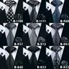 Mans Black Formal Ties Bussiness Neck Tie Set Mode hochwertige Seidenkrawatten für Männer Markenkrawatte Necktie252q