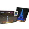 Stitch Diamond ricamo fai -da -te luce a led pittura diamante paesaggio di londra bridge diamante mosaico inverno 30x40 cm con decorazione di cornice regalo