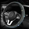 Steering Wheel Covers Car Rhinestones Cover With Crystal Diamond Sparkling Suv Protector Auto Accessoeies