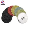 Polijstpads 7PCS 4 Inch Diamond Wet Polishing Pads 100mm Flexible Grinding Wheels for Granite Marble Stone Sanding Disc