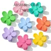 Haarzubehör Mode Frauen Mädchen Plastik Klauen Ribbon Krabben Klemmen Charme Feste Farbe Blumenform Lady kleine Haare Clips Kopfschmuck DHMVP