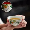 Verktyg 2st kinesiska Jingdezhen Master Tea Cup Handmade porslin Teacup Ceramic Coffee Cup Tea Bowl Home Tea Produes tillbehör