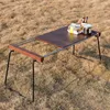 Camp Furniture Outdoor IGT Camping Equipment Table TNR Solid Wood Folding Portable Multifunktionell taktisk kombination