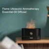 Diffuseur d'arôme de flamme, humidificateur d'air, brumisateur ultrasonique, lampe à flamme d'huile essentielle Led, diffuseur d'aromathérapie