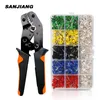 Tang SN06WF Ferrule Crimping Tool Kit Crimper Plier Set mit 800/1640 Drahtklemmen Crimpa -Stecker Drahtende Ferrules