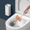 Brosses KUNBEI TPR maison brosse de toilette en silicone nettoyage au sol accessoires de salle de bain ensemble outil de nettoyage brosse de toilette murale