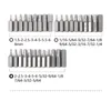 Schroevendraaier 100pcs Conjunto de brocas de chave de fenda Crv Steel 1/4 Inch Shank Slotted PH Torx Hex Bits Kit de ferramentas adaptadoras de barra de extensão Ferramenta de reparo doméstico