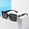 Luxury sunglasses Logo G classic designer women's large square rimmed glasses European and American men's non-slip does not hurt ear mirror leg sunglasses 22070