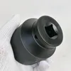 Contactdozen 1 peça 3/4 "soquete de impacto resistente crmo hex métrico preto soquetes de ar cabeça 17 18 19 55 60 70 75mm para ferramentas de reparo de pneus