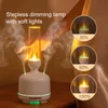 Appareils électriques arôme diffuseur d'huile essentielle humidificateur d'air ultrasons luxe bougie éclairage lampe brumisateur maison