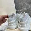 2023New Women Men Designer Sneaker Lace Up äkta läder sneakers mode kvinnors avslappnad designer sneaker