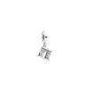 925 Sterling Silver Dangle Charm Mors dag Cartoon Castle Eiffel Tower Bead Fit Pandora Charms Armband DIY smycken Tillbehör