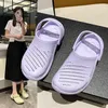 Sandals Beach Side Slippers платформа новая медсестра Baotou Hole Shoes Summer Non Slipe Ladies Beach Sandals HA071-6