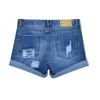 Damskie szorty rozerwane Jean Women Summer Mini Denim Broken Hole Sexy Short