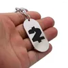 Keychains Payday II Keychain Metal Dog Tag Key Holder Ring Chaveiro Men Chains Surrounding Game Jewelry