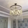 Люстры Fumat RH Style Crystal America Retro Villa Lamps Waterfall Art рамка