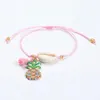 Pulseiras de link yastyt feruz de fruta feita à mão Jóias de pulseira de concha natual jóias miyuki corda ajustável