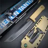 新しい29.5cm Coldsteel Scout Samurai Fixed Hunt Knife SK-5 Carbon Steel Blade Kray-Exハンドルキャンプ屋外サバイバル戦術ナイフシャープブレードキッチンフルーツナイフ