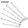 Moersleutel Ezarc 6 PCS Extra Long Double Ring Box Einde sleutel Set Long Lifetime Aviation Sliner CRV 8mm 19mm LoRches Tools Sets