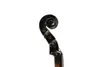 Violino elettrico acustico a 6 corde 4/4 acero + abete nero fatto a mano custodia gratuita # EV1