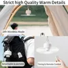 Fans JISULIFE Ceiling Fan USB Rechargeable Portable Household Electric Hanging Fans with Remote Control