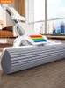 Mops Joybos Sponge Mop Household Strong Water Absorption Double-Folded Four-Sided Squeezing Water Increase Cotton Head Rainbow Mop 230512