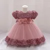 Fille robes bébé fête paillettes infantile 1 an anniversaire robe de baptême enfant en bas âge filles vêtements Tulle princesse robe de mariée