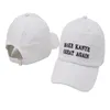 2018 nouveau MAKE KANYE GREAT AGAIN Brodé 6 Panneau Baseball Chapeau USA mode lettre papa chapeau casquette de golf réglable chapeaux Casquettes ch3060