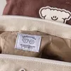 Leinwand Student Große Stift Box Beutel Cartoon Hund Bleistift Fällen Große Tragbare Kawaii Tasche Schule Lagerung Schreibwaren