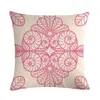 Almofada/travesseiro decorativo Girls Filding Padrão de linha rosa Pronha para decoração de decoração de casa adequada ER suave confortável Dro dh5sa