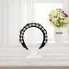 Torebki biżuterii stojak na opaskę na wyświetlacz Uchwyt Women Scrunchies Organizer Hairband Girl Acryl Hoop Rack DIY