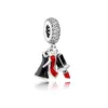 925 Sterling Silver Dangle Charm Mother's Day Cartoon Series Skirt Style Shoes Wine Cup NEW FashionBead Fit Pandora Charms Bracelet DIY Jewelry Accessories