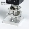 Zonesun Protable Hot Foil Stamping Machineカスタムロゴスタンピング金型DIYレザートレードマークプラスチックタイヤブロンズマシン