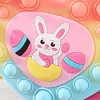 Rabbit Princess Myntväska Hjärtformad Silica Gel Crossbody Barn Dekompression Bubbles Paket