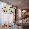 Party Decoration Wedding Road Lead Flower Table Stand Crystal Acrylic Centerpieces For