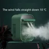 Humidifiers New Portable Air Conditioning Fan 200ml 20dB Water Mist Fan USB Mini Air Conditioner Office Desktop Electric Cooling Fan Cooler