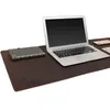 Tapis de clavier et souris en cuir petit moyen grand tapis de bureau cutané pour ordinateurs de bureau ordinateurs portables