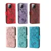 Творческие чехлы для телефонов бабочка для iPhone 14 13 12 11 Pro Max XR XS X Samsung Galaxy S21 S20 Ultra Plus Lace Flower Patter