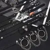 Harajuku-Accessoires, sexy Punk-Halsband, Nietenkragen, Bondage, Cosplay, Goth-Schmuck, Damen-Gothic-Lederhalskette