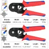 Alicate de crimpagem Tang HSC8 64/66 Terminais tubulares Multifuncionais Fio Strippers Ferramentas manuais Mini elétrico braçadeira Kit de alicates de crimpagem