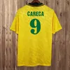 Brasil Soccer Trikots Brasilien Retro -Shirts Casemiro Vini Jr Richarlison Pele 1998 2002 Carlos Romario Ronaldinho Camisa de Futebol 1994 1970 2006 Rivaldo Kids Kit Kit