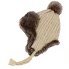 Beretten Stijlvolle bar Mooie hoed voor vrouwen houden Warm Winter Casual Wool Break Caps Earmuffs Zemmering Hoeden Dikke Ski Bone Skullies