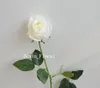 Fleurs décoratives Crème Ivoire Roses Real Touch Moyen DIY Mariage Soie Bouquets De Mariée Centres De Table