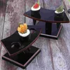 Juegos de vajilla Kids Kickstand Sushi Hand Roll Waffle Cono Holder Pizza Candy Popsicle Decked Accesorios Golosinas