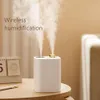 Aparatos Humidificador inalámbrico de 800 ml, difusor de aromaterapia, batería de 2000 mAh, difusor de aceites esenciales recargable, humidificador de aire ultrasónico