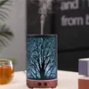 Luftfuktare Creative Owl Essential Oil Diffuser Ultrasonic Air Aromaterapy Fuidifier 7 Färg Byte LED -lampan för hemmakontor Diffusor