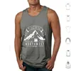 Men's Tank Tops Pnw Vintage Mountains Hoodie & Tees Vest Sleeveless Lifestyle Mountain Northwest Pacific