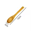 Dinnerware Sets Small Bamboo Spoon Honey Jam Children's Mini Long Handle Baby Creative Coffee Stirring