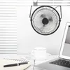 Fans Top vente noir panneau solaire alimenté + USB 5W ventilateur en métal 8 pouces Ventilation de refroidissement ventilateur de refroidissement de voiture pour les voyages en plein air pêche H